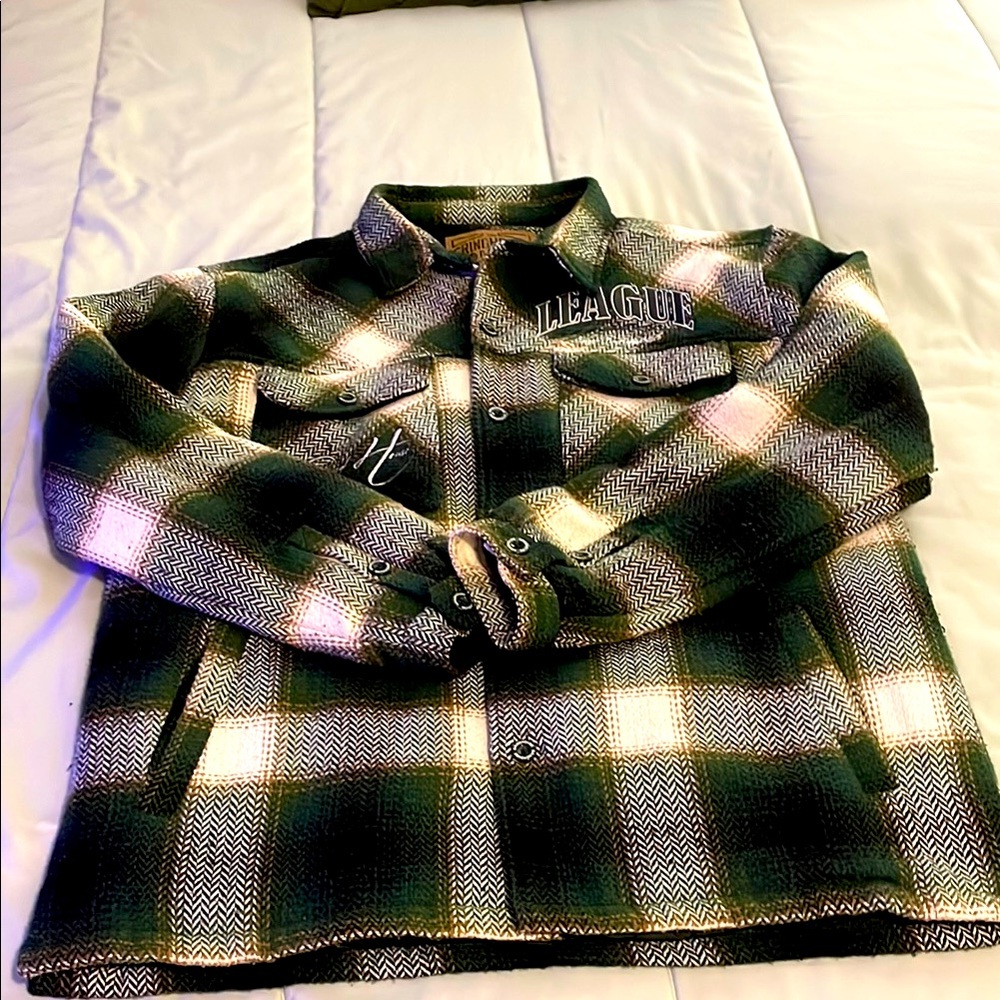 Grindhouse Embroidered Heavy Flannel Jacket